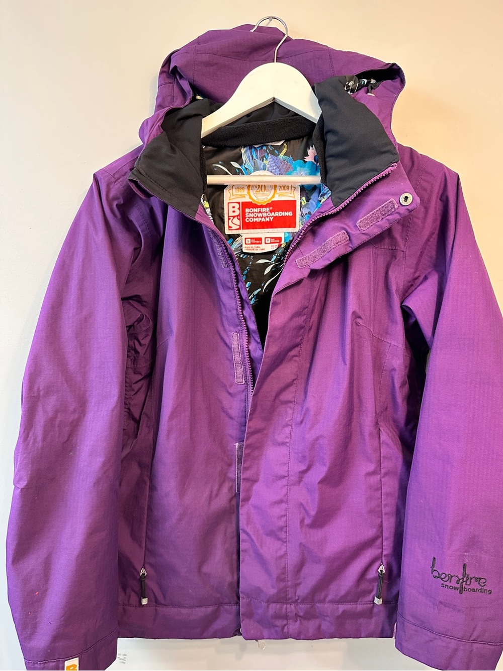 Bonfire 20th Anniversary Purple Ski Snowboard Jacket Women’s S